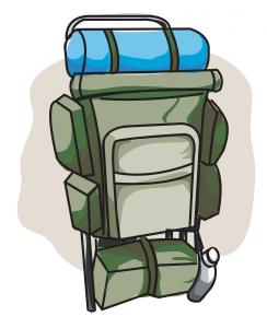 Backpack Color Outline